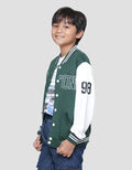 Nevada Bordir Boston Jaket Boomber Anak Laki-laki