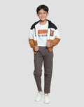 Nevada Knit Pe Hoodie Cut N Sew Logo Jaket Anak Laki-Laki