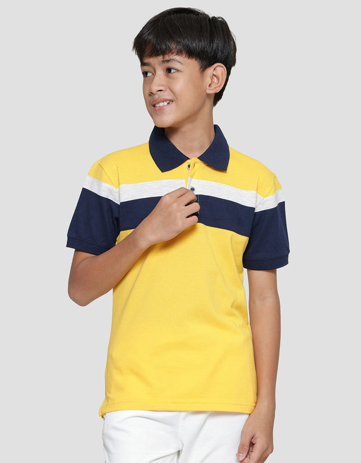Nevada Stripes Boys Collar T-Shirt
