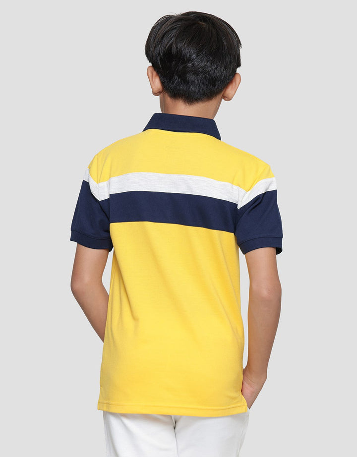 Nevada Stripes Boys Collar T-Shirt