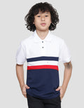 Nevada Polo Wangki Lacoste Stripes Kaos Lengan Pendek Anak Laki-Laki