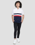 Nevada Polo Wangki Lacoste Stripes Kaos Lengan Pendek Anak Laki-Laki