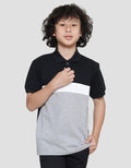 Nevada Wangki Lacoste Cut N Sew Color Block Kaos Polo Anak Laki-Laki