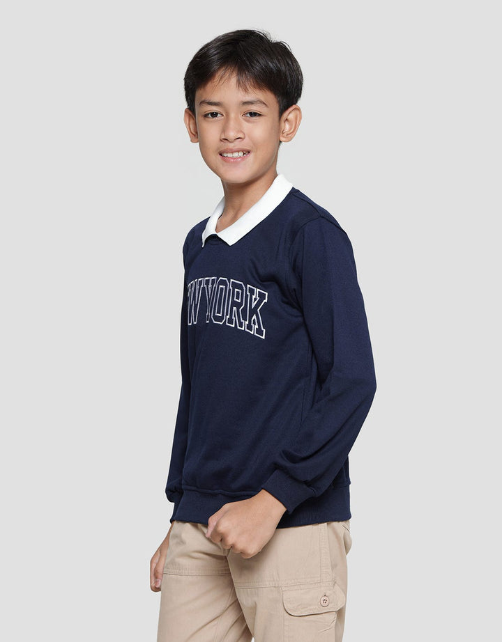 Nevada Sweater Non Hoodie Shirt Colar Newyork Anak Laki-laki