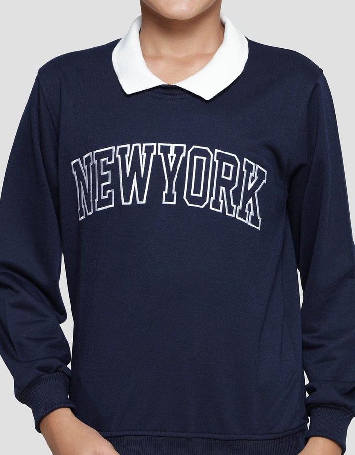 Nevada Sweater Non Hoodie Shirt Colar Newyork Anak Laki-laki
