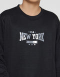 Nevada New York Print Sweater Anak Laki-laki
