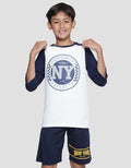 Nevada Downtown Nyc Boys 3/4 Raglan Sleeve T-Shirt