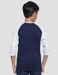 Nevada Kaos Lengan 3/4 Raglan Stay Positive Anak Laki-laki