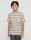 Nevada Stripes Print Boys T-Shirt