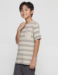 Nevada Stripes Print Boys T-Shirt