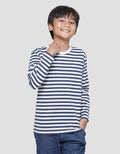 Nevada Yarndyed Stripes Kaos Lengan Panjang Anak Laki-laki