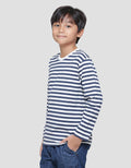 Nevada Yarndyed Stripes Kaos Lengan Panjang Anak Laki-laki