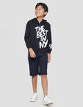Nevada Sweater Hoodie Abstrack Spray Anak Laki-laki Print Stand Up