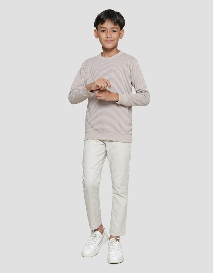 Nevada Textured Solid Boys Sweater