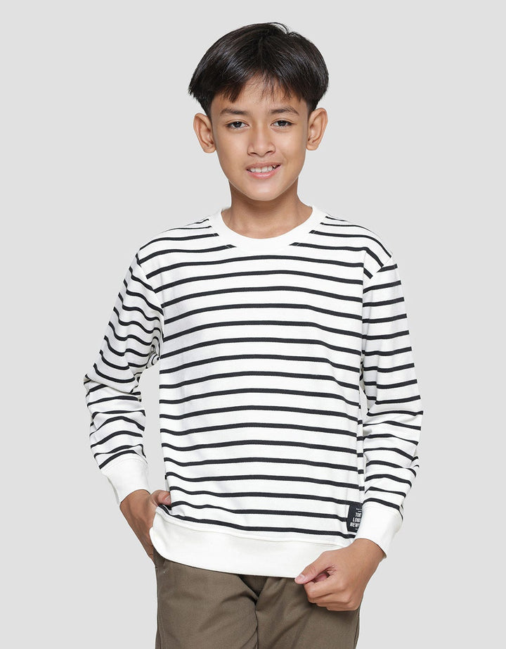 Nevada Yarn Dyed Stripes Sweater Anak Laki-laki