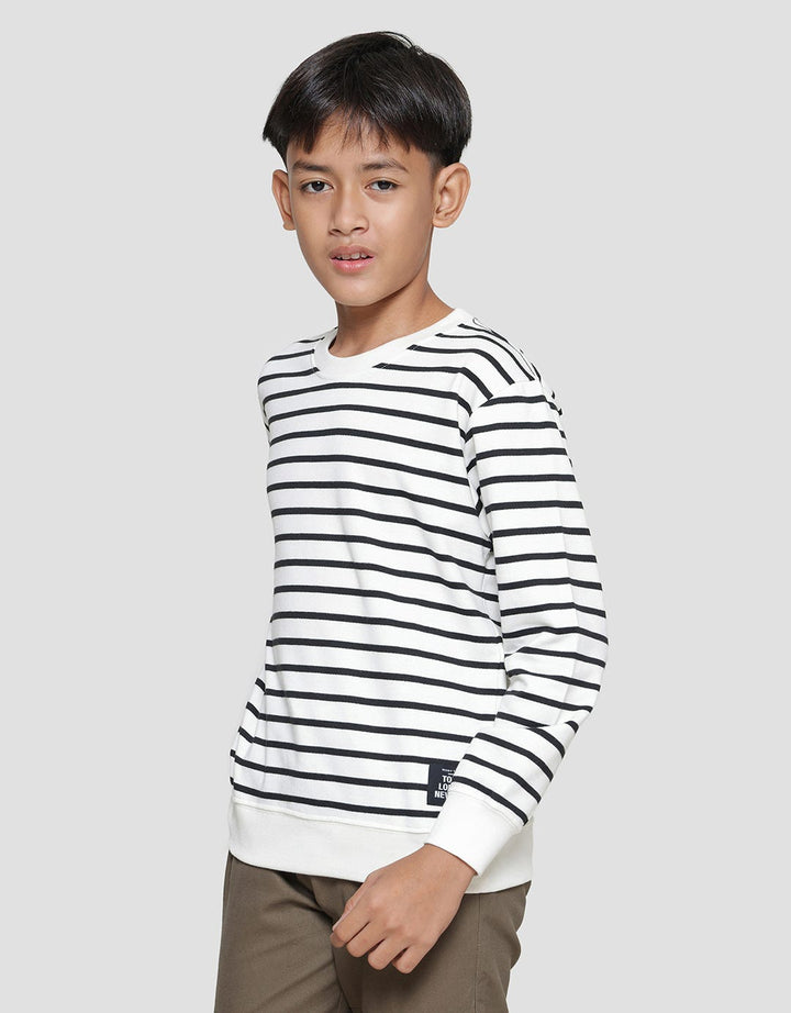 Nevada Yarn Dyed Stripes Sweater Anak Laki-laki