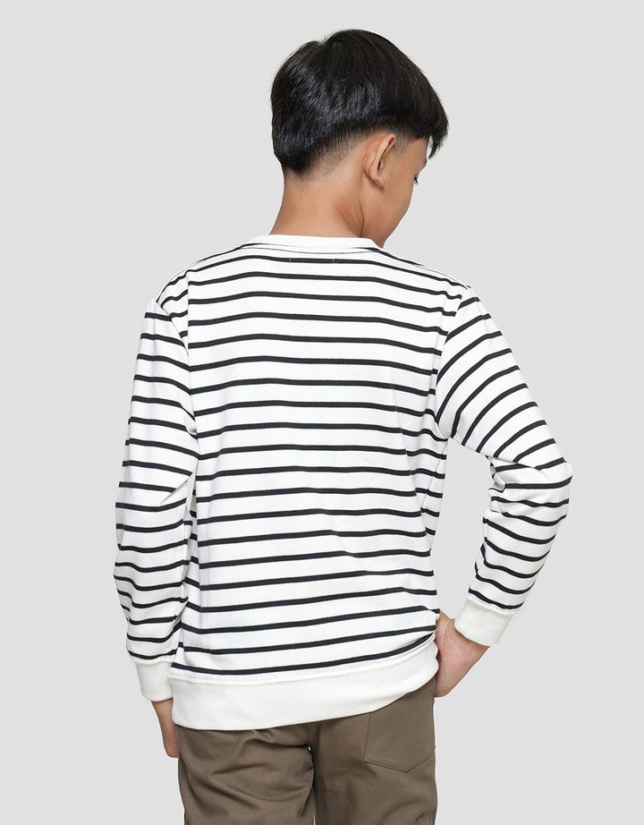 Nevada Yarn Dyed Stripes Sweater Anak Laki-laki