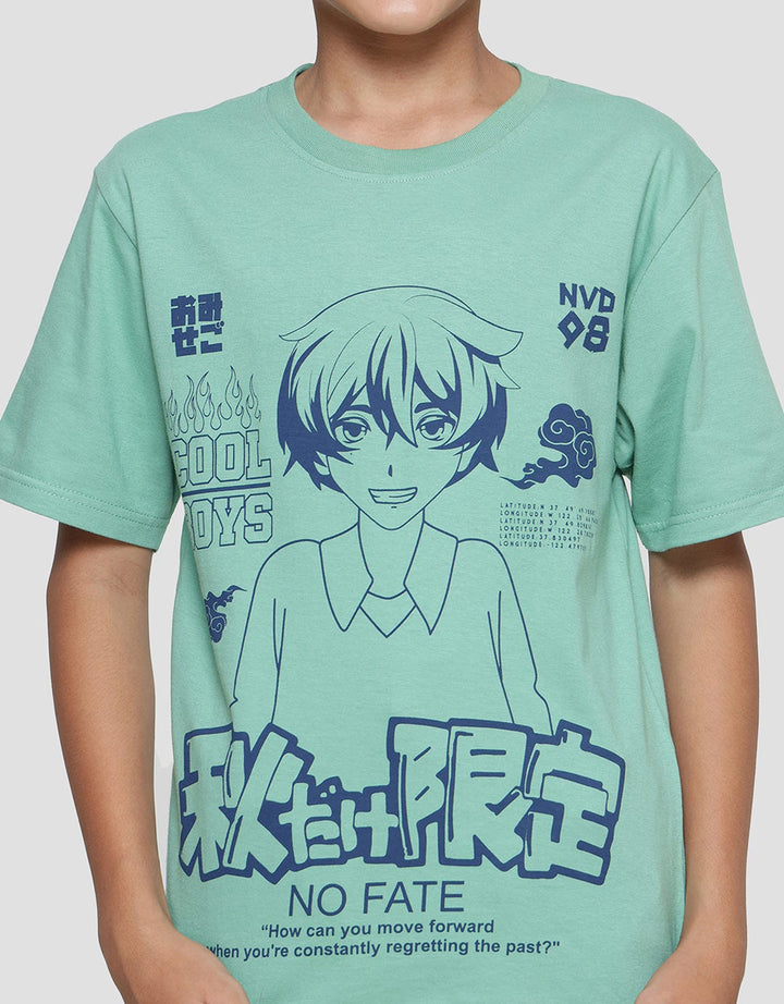 Nevada Outline Anime Boys Short Sleeve T-Shirt