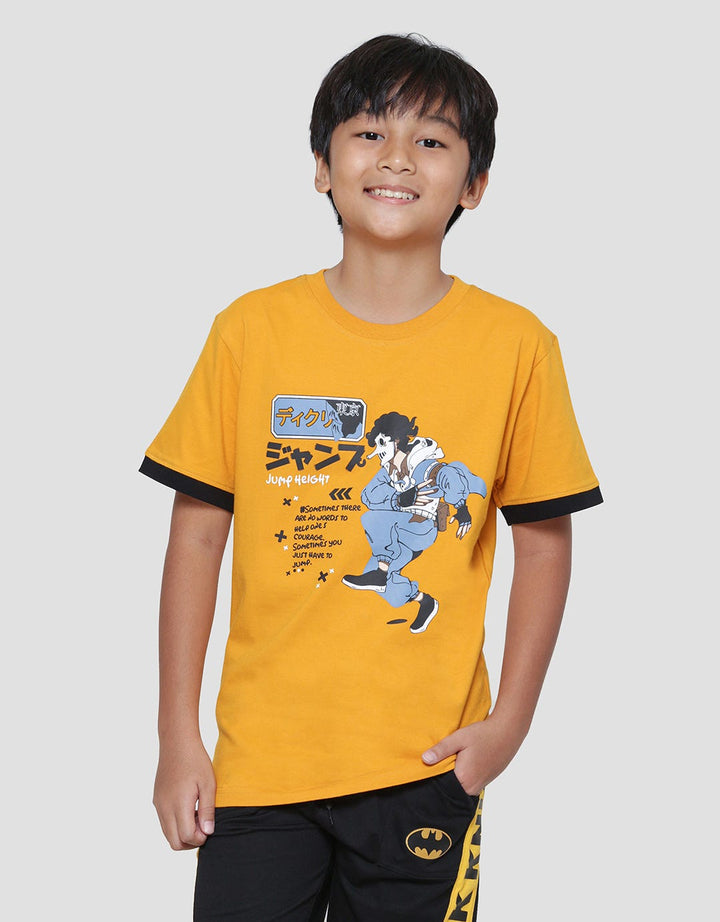 Nevada Anime Outline Kaos Anak Laki-laki