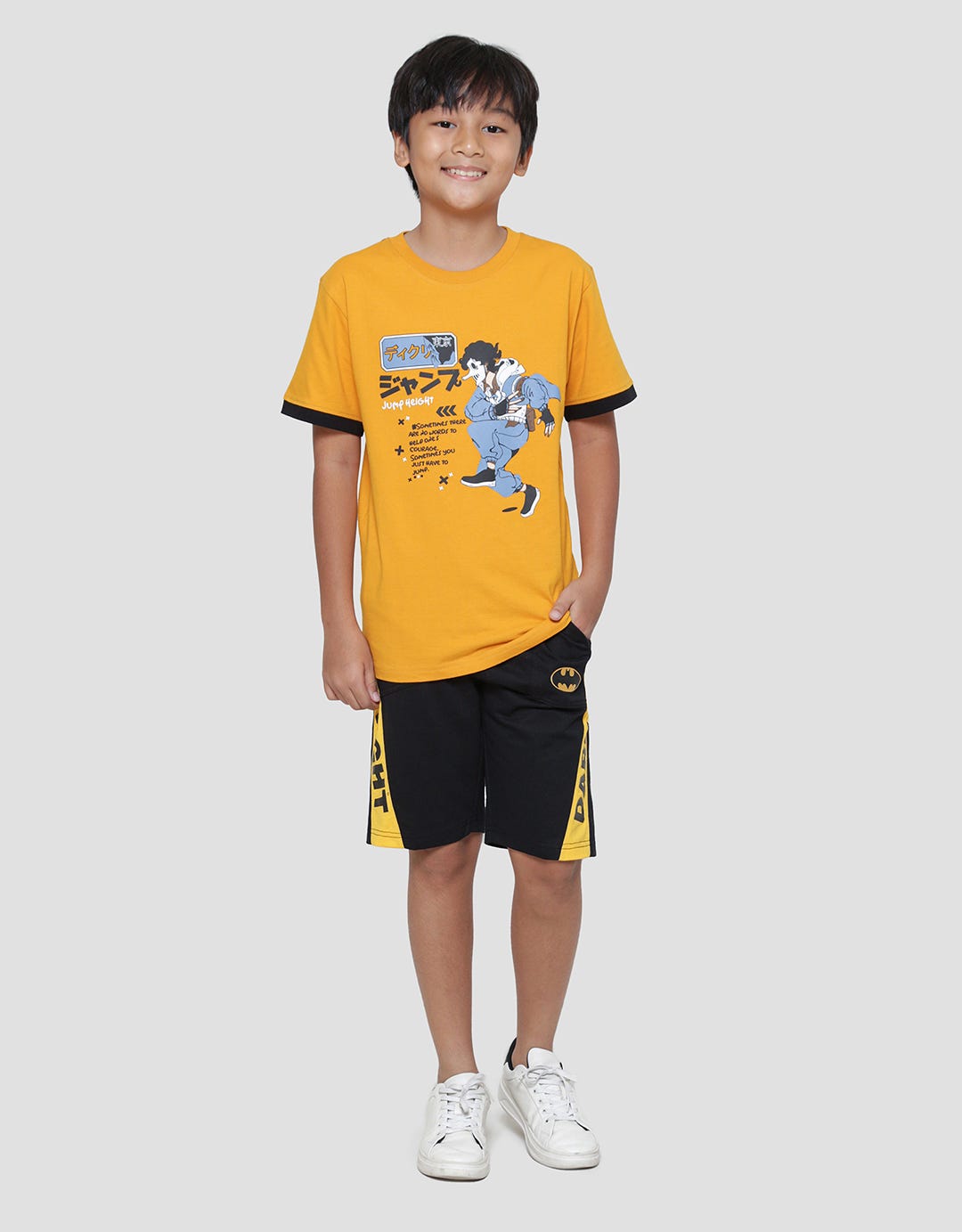 Nevada Anime Outline Kaos Anak Laki-laki