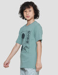 Nevada Print Olimpic Anime Runner Boys Short Sleeve T-Shirt
