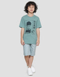 Nevada Print Olimpic Anime Runner Boys Short Sleeve T-Shirt