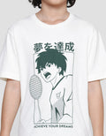 Nevada Print Olimpic Anime Badminton Kaos Lengan Pendek Anak Laki-Laki