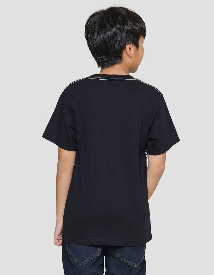 Nevada Cns Marble Blue Kaos Lengan Pendek Anak Laki-Laki