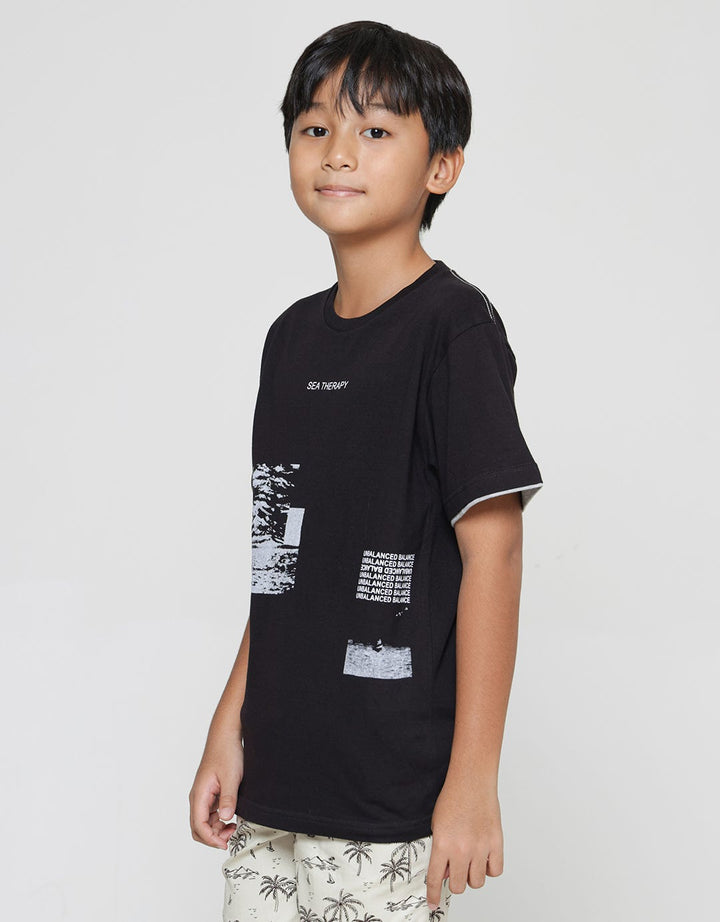 Nevada Sea Therapy Kaos Lengan Pendek Anak Laki-Laki