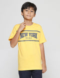Nevada Print Newyork Kaos Lengan Pendek Anak Laki-Laki
