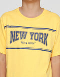Nevada Print Newyork Kaos Lengan Pendek Anak Laki-Laki