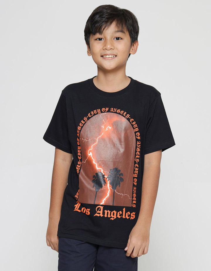 Nevada Lightning On Summer Kaos Lengan Pendek Anak Laki-Laki