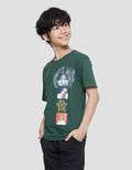 Nevada Print Music Dancing People Kaos Lengan Pendek Anak Laki-Laki