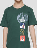 Nevada Print Music Dancing People Kaos Lengan Pendek Anak Laki-Laki