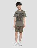 Nevada Develop Print Kaos Anak Laki-laki