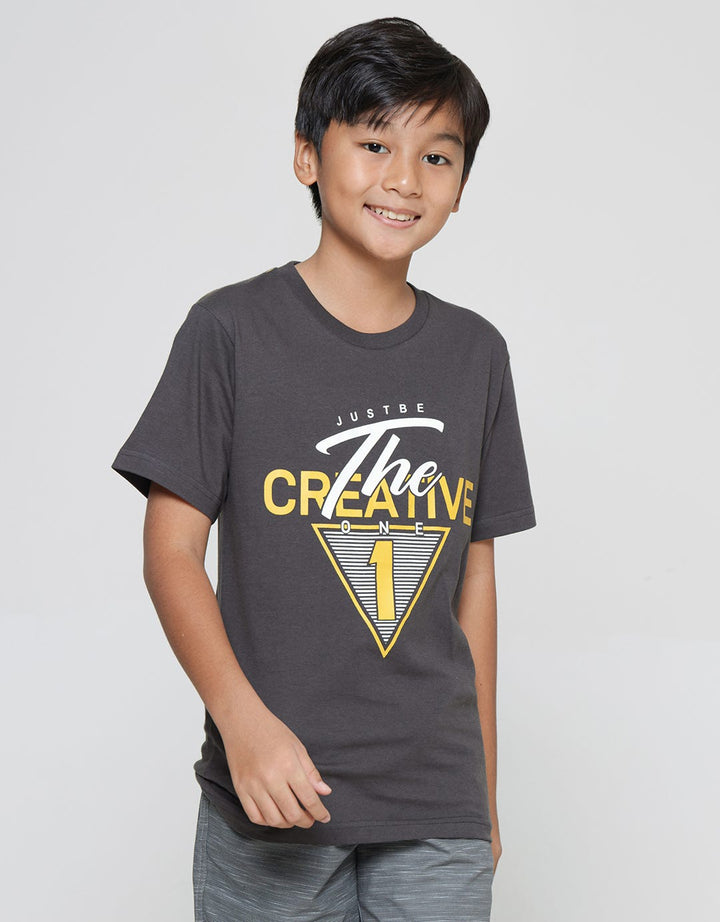 Nevada Print The Creative No.1 Kaos Lengan Pendek Anak Laki-Laki