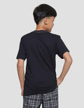 Nevada Let Your Mind Be Free Print Kaos Lengan Pendek Anak Laki-laki