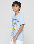 Nevada Boys Short Sleeve T-Shirt Skull Surf Print