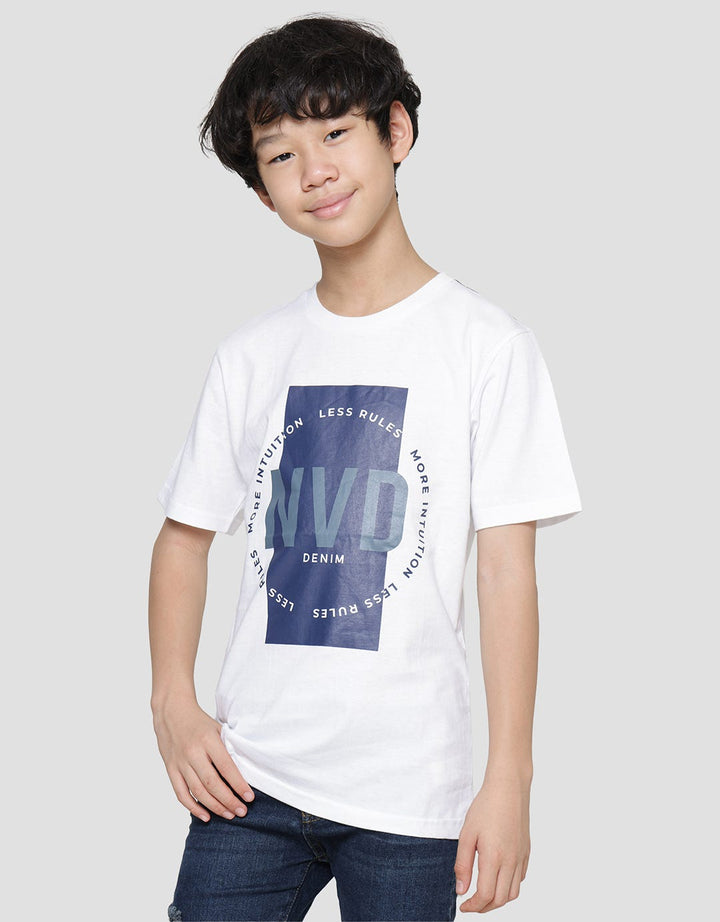 Nevada Print Nvd Denim Boys Short Sleeve T-Shirt