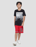 Nevada Print Mountain Adventure Boys Short Sleeve T-Shirt