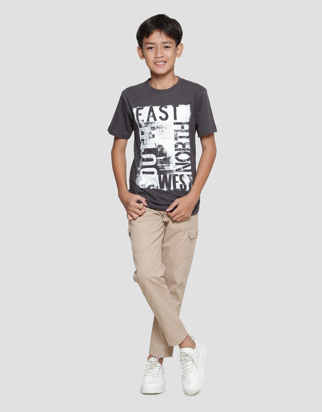 Nevada Boys Short Sleeve T-Shirt Photo Print East West