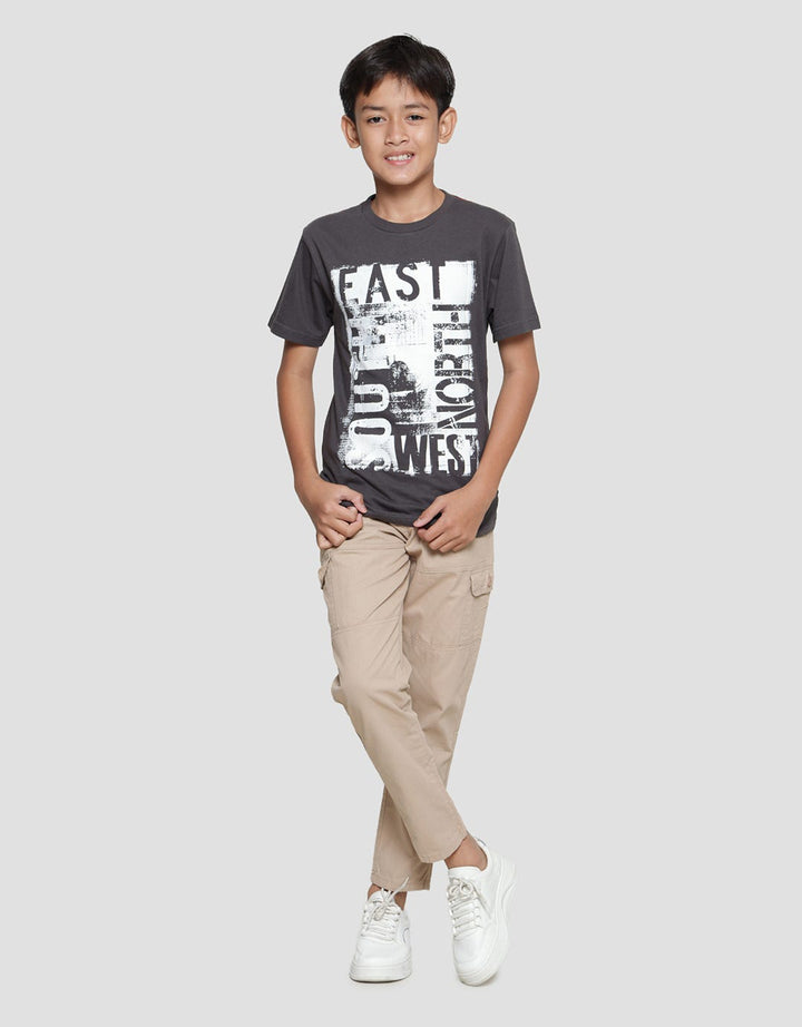 Nevada Boys Short Sleeve T-Shirt Photo Print East West