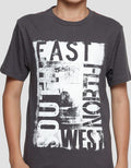 Nevada Boys Short Sleeve T-Shirt Photo Print East West