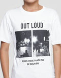 Nevada Print Foto Out Loud Kaos Lengan Pendek Anak Laki-Laki