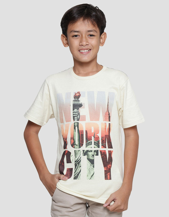 Nevada New York Photo Kaos Anak Laki-laki