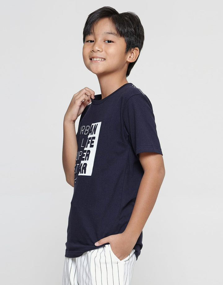 Nevada Emboss Urban Life Kaos Anak Laki-laki