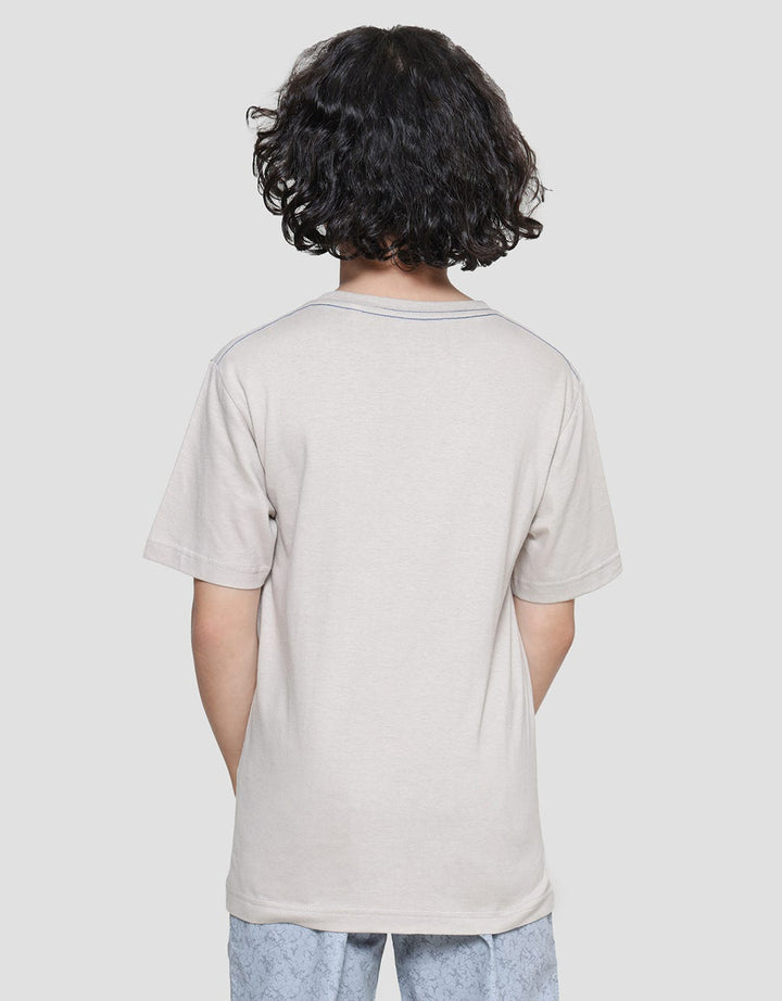 Nevada Print Wave Paradise Kaos Lengan Pendek Anak Laki-Laki