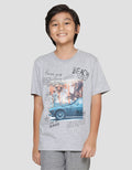Nevada Ready To Go Beach Print Kaos Lengan Pendek Anak Laki-laki