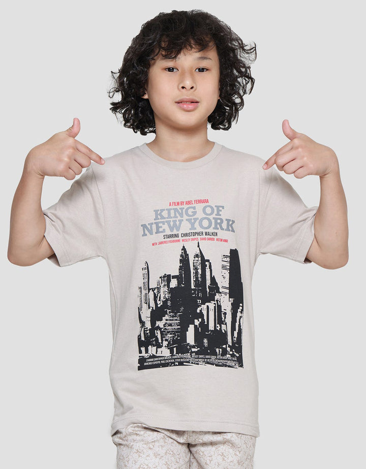 Nevada Print Shadow Of City Kaos Lengan Pendek Anak Laki-Laki