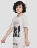 Nevada Print Shadow Of City Kaos Lengan Pendek Anak Laki-Laki